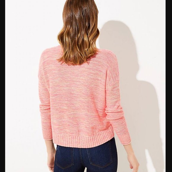 New Size small LOFT sweater. 100% Cotton. Cropped - Picture 8 of 9